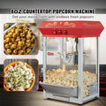 Commercial Popcorn Machine 8 Oz Kettle 850W Countertop Popper