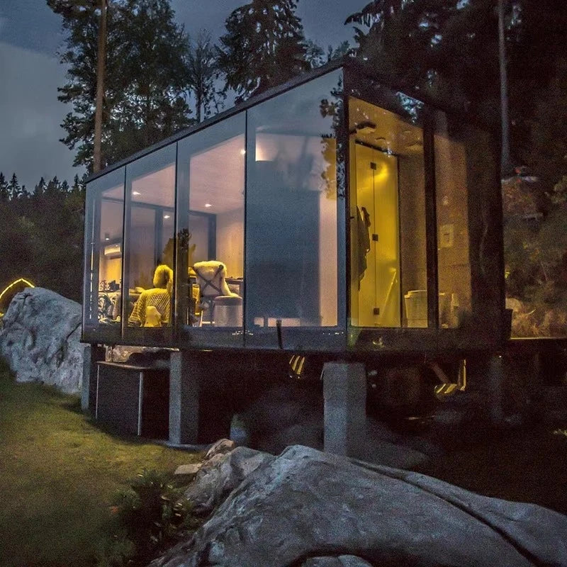 Modern Polygonal Aluminum Alloy Sunroom Corrosion Resistant Glass House For Backyard Garden Multi Purpose Use