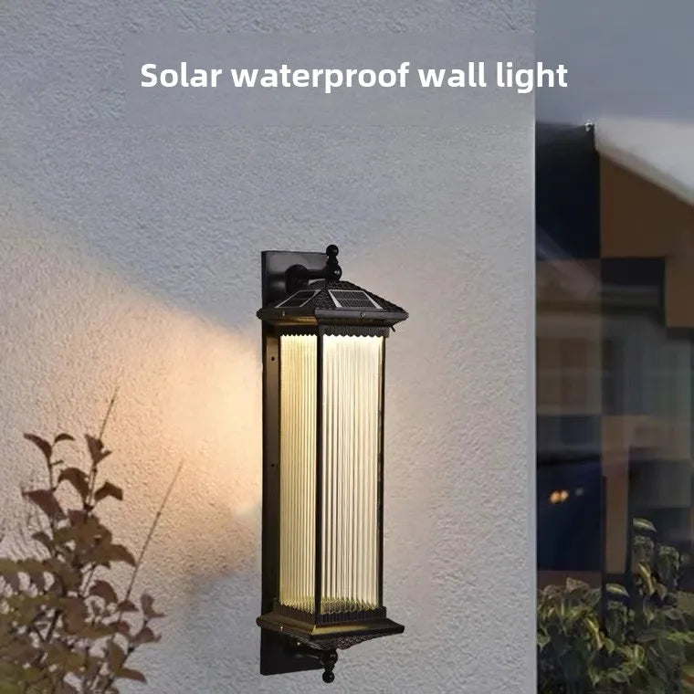 American European Style Hotel Villa Big Outdoor Wall Lamp Modern Waterproof Long LED Wall Sconce