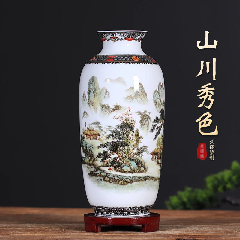Jingdezhen Porcelain Flower Vase