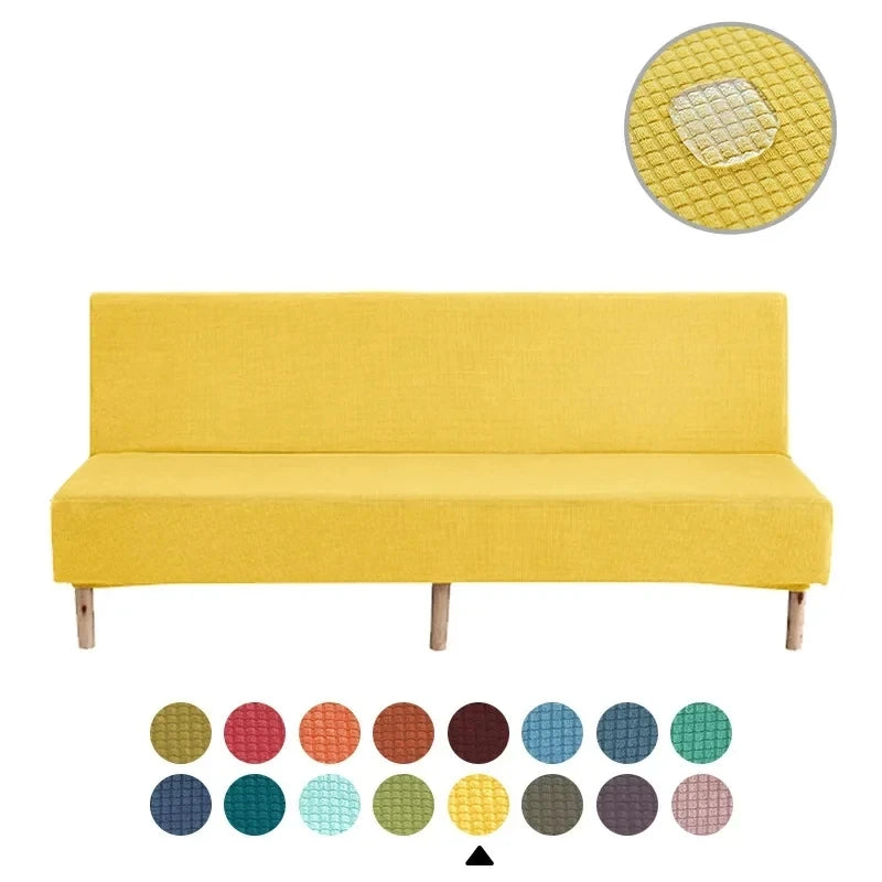 Water-repellent Armless Sofa Bed Sofa Bed with Breathable Cover
