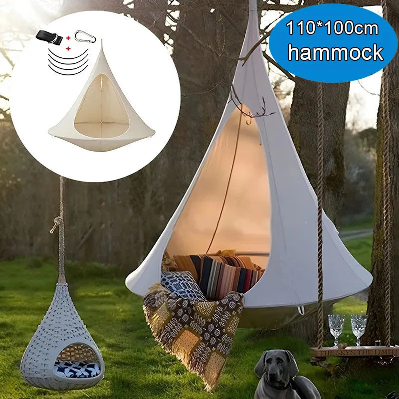 Outdoor Waterproof hammock Double Cocoon Hanging Chair