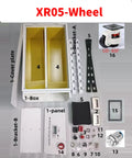 XR05-48V280AH Power Box LiFePO4 Battery Case  Solar Home Energy Storage 16S 51.2v DIY Kit   For JBD BMS  EVE CATL  280 302AH