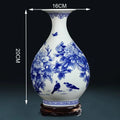 Bone China Flower Vase, Home Decor, Chinese Tradition Vases for Flowers, Ceramic Vase Decoration Home, Living Room