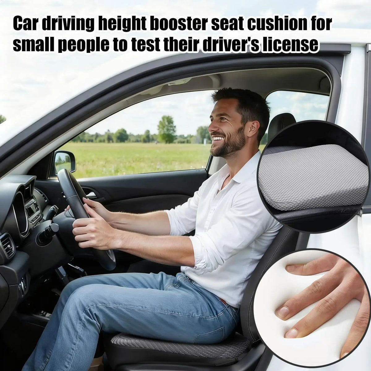 Car Slant Booster Seat Cushion