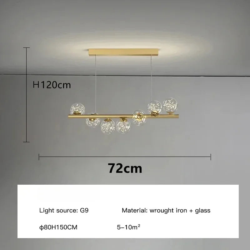 Nordic Ceiling Chandelier for Living Room Kitchen Office