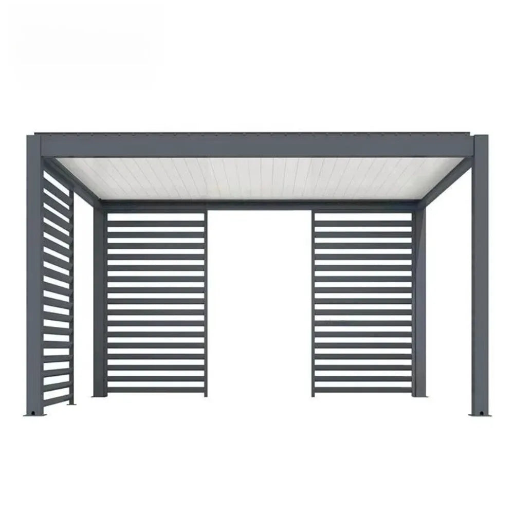 Custom Size Aluminum Pergola, Aluminum Louvered Roof