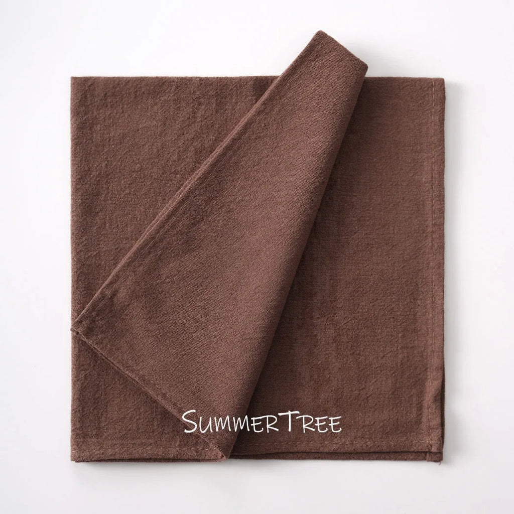 24 Pack 40cm X 40cm Cloth Napkins Washable Reusable Bulk Plain Cotton Napkin for Home Wedding Party Dining Table Decorations