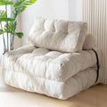 Folding Sofa Bed, Convertible Sleeper Chair with Pillow Foldable Mattress,