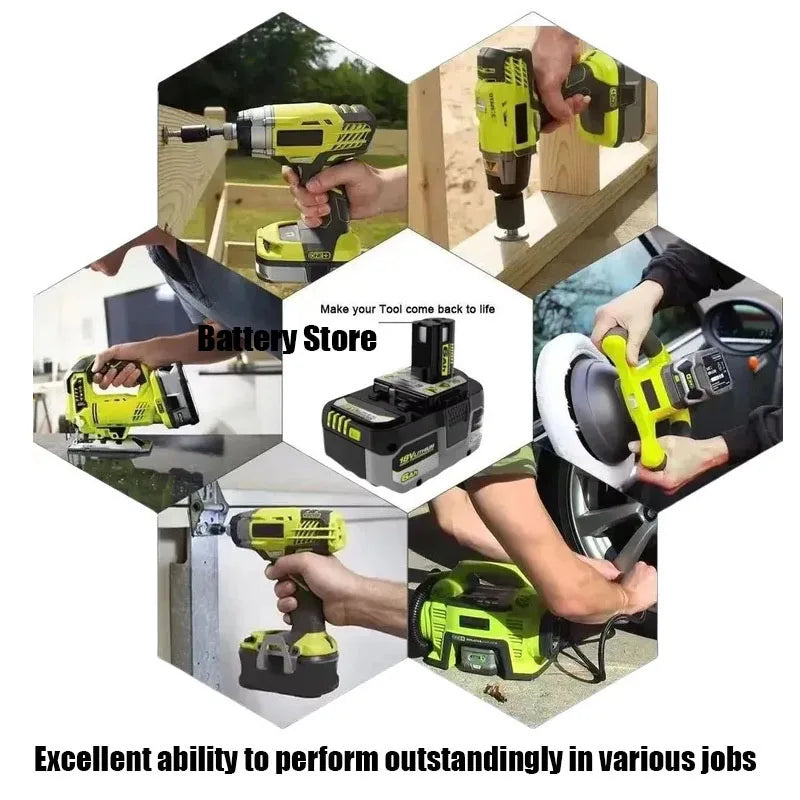 For RYOBI high-performance lithium battery 18V