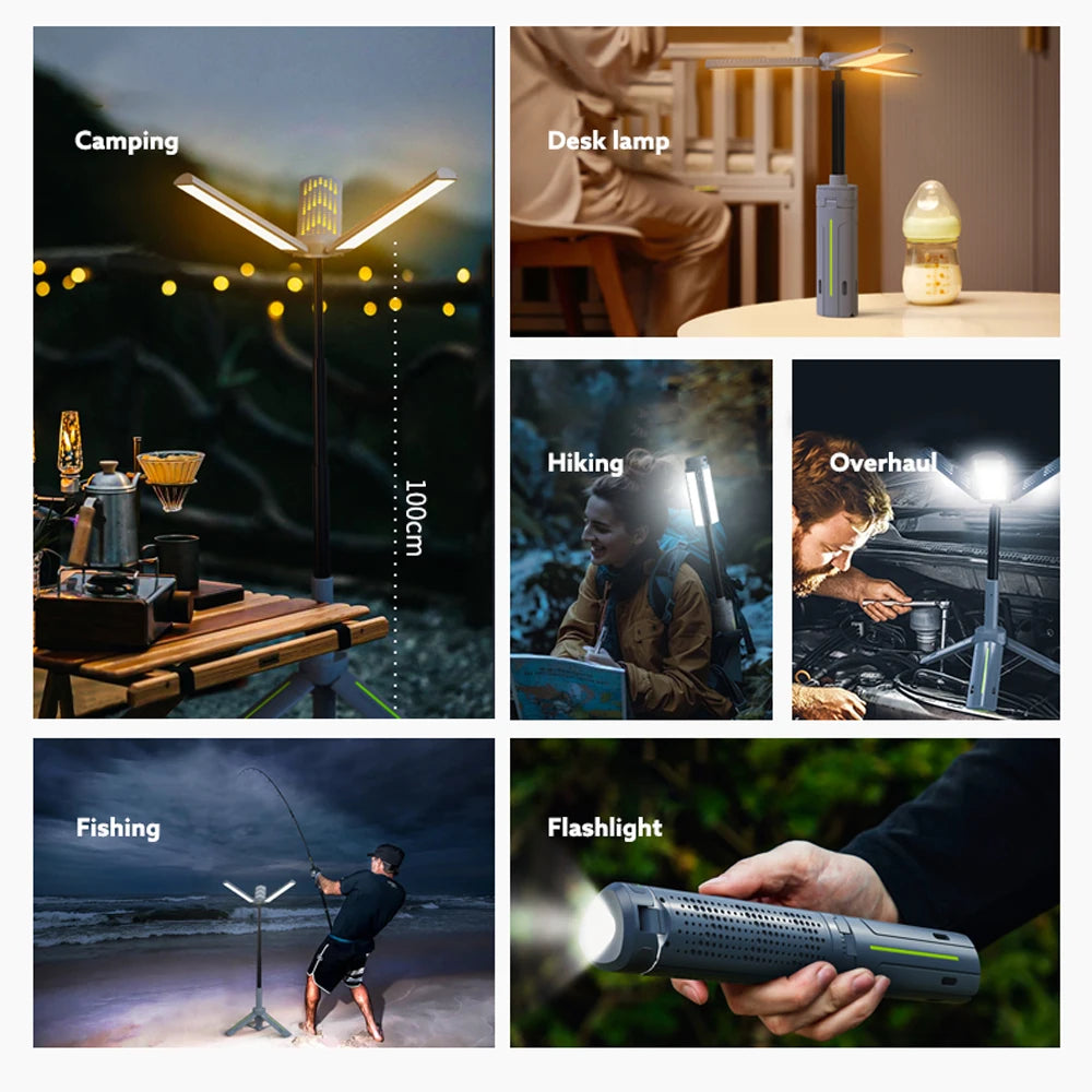 8000mAh Rechargeable Outdoor Telescoping Camping Lantern