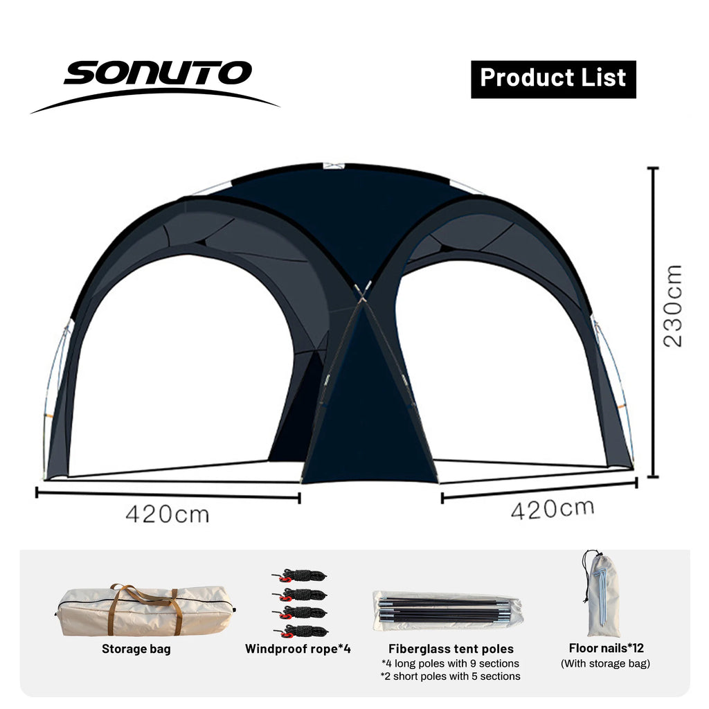 Sonuto Extra Large Dome Canopy Pop-up Tent