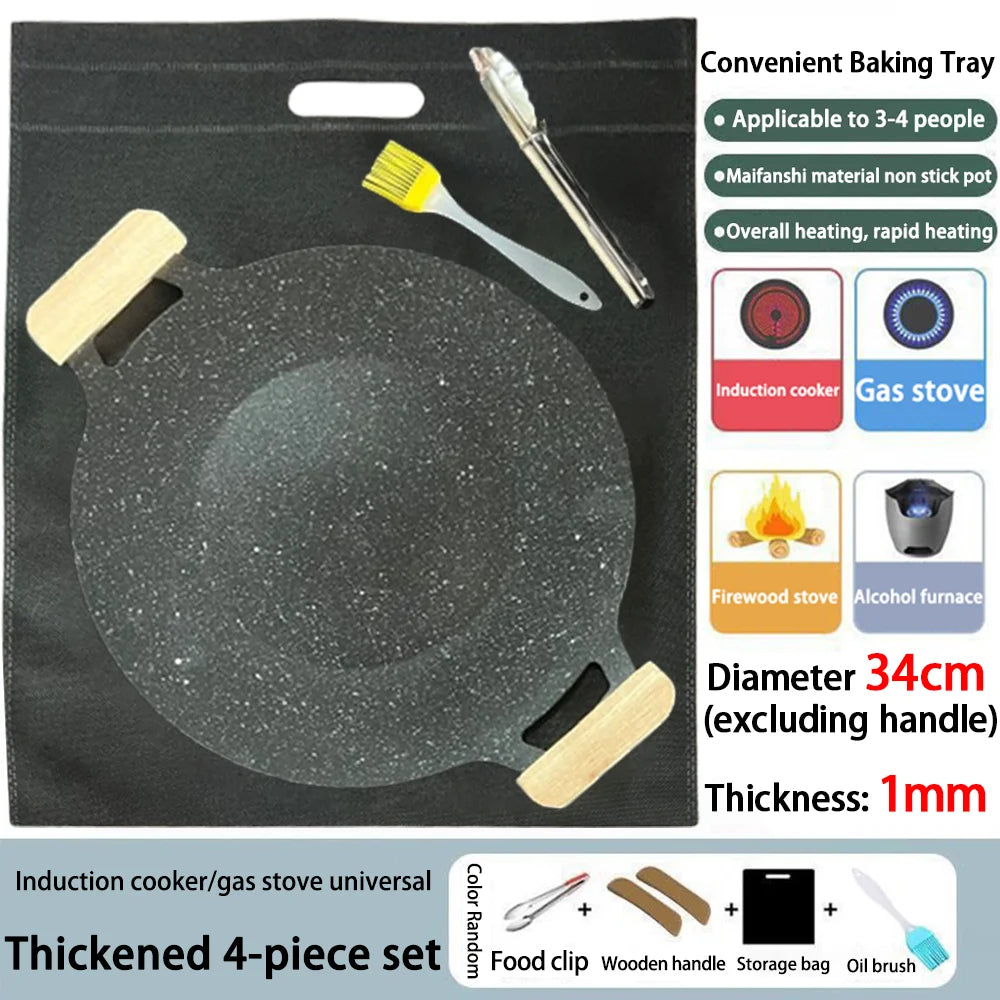Anti-Stick Multi-Purpose Barbecue Cooking Plate