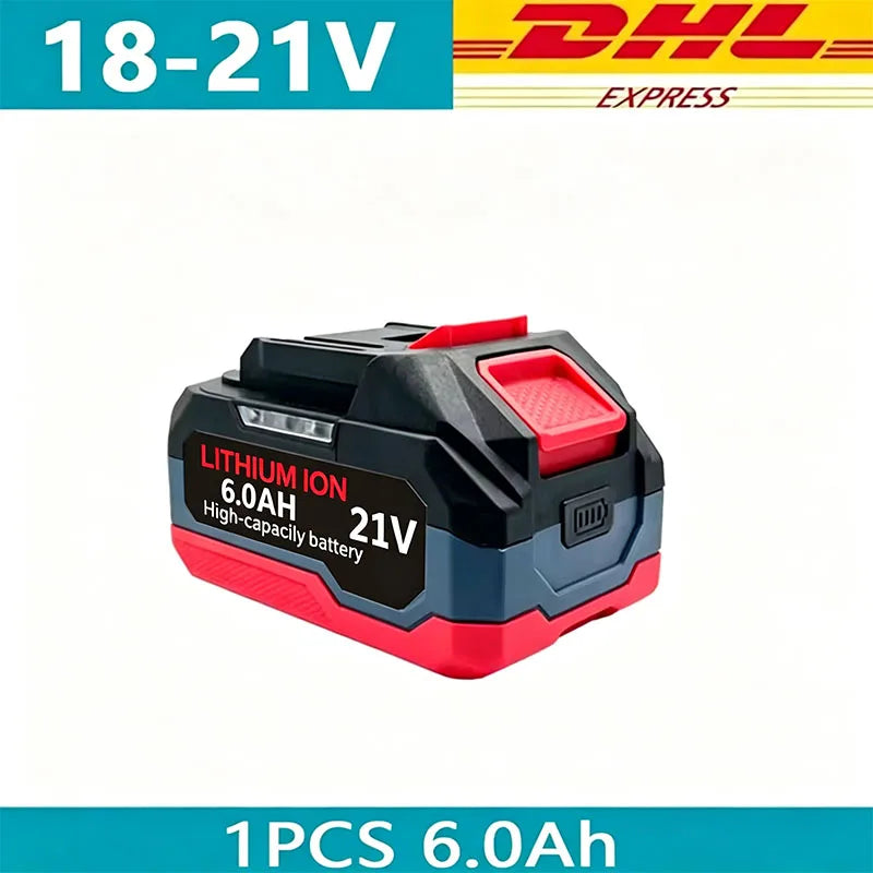 Rechargeable Li-Ion Batteries & Charger Suitable for Cordless Makita 18V/21V Power Tools