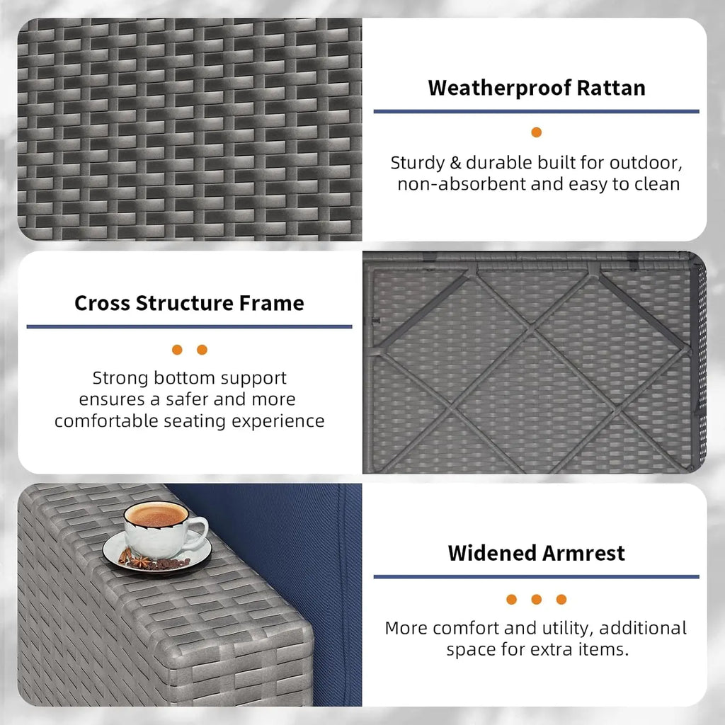 7-Piece Outdoor Patio Furniture Set