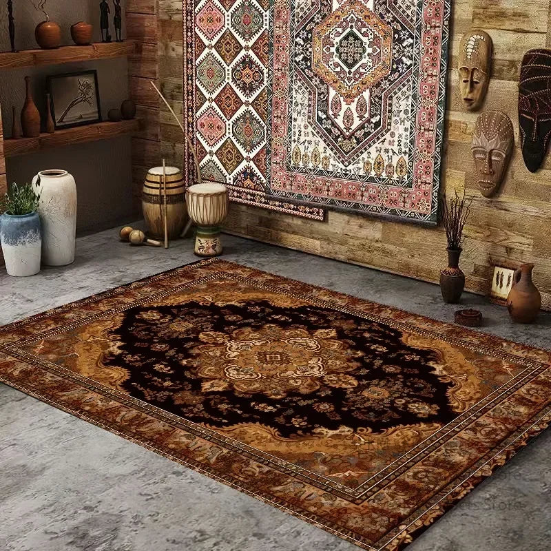 Persian American Retro Carpet, Ethnic Style