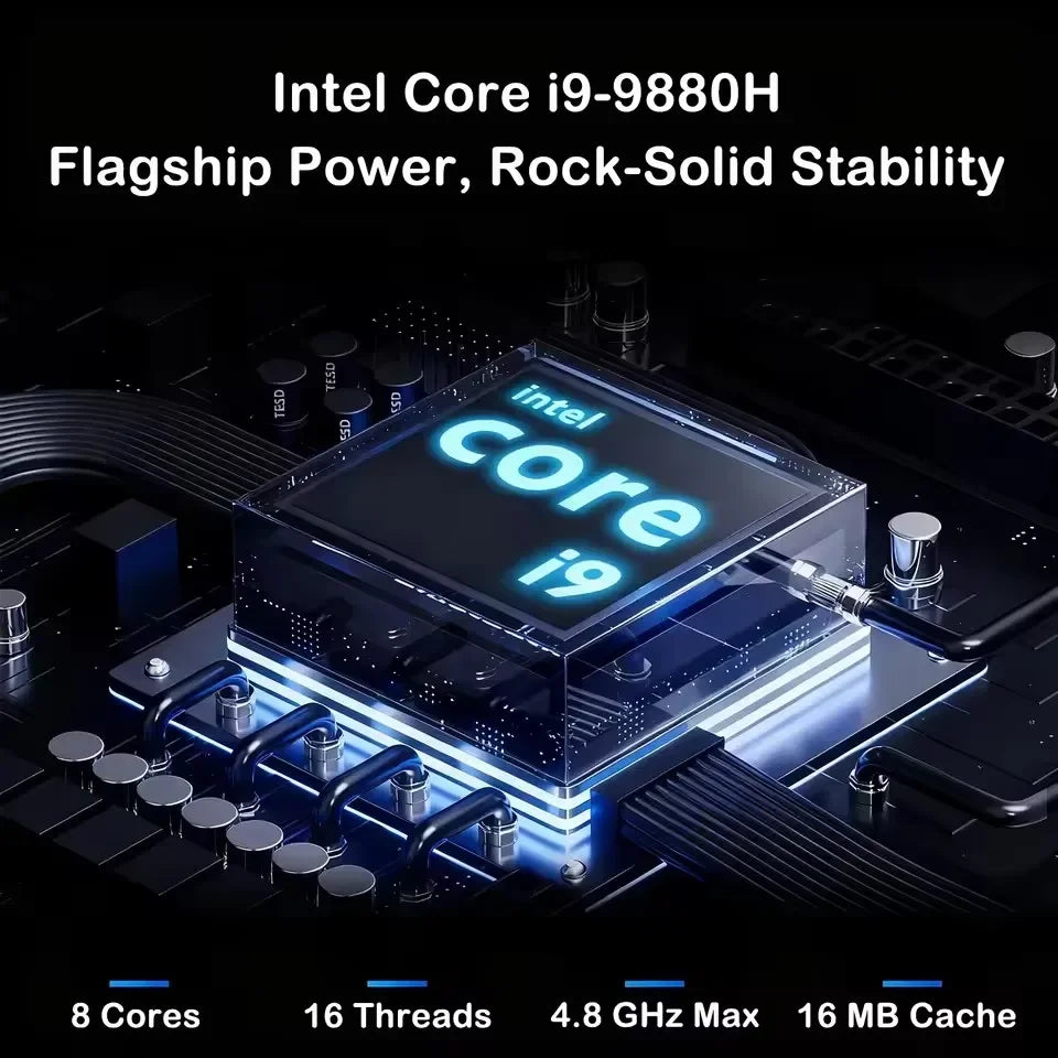 NEW 15.6' Laptop Intel Core I9-9900 32GB 2TB Windows 11 Gaming Computer