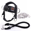 Adjustable Neck Harness for Resistance Bands & Weightlifting Multi-Directional Neck Training,