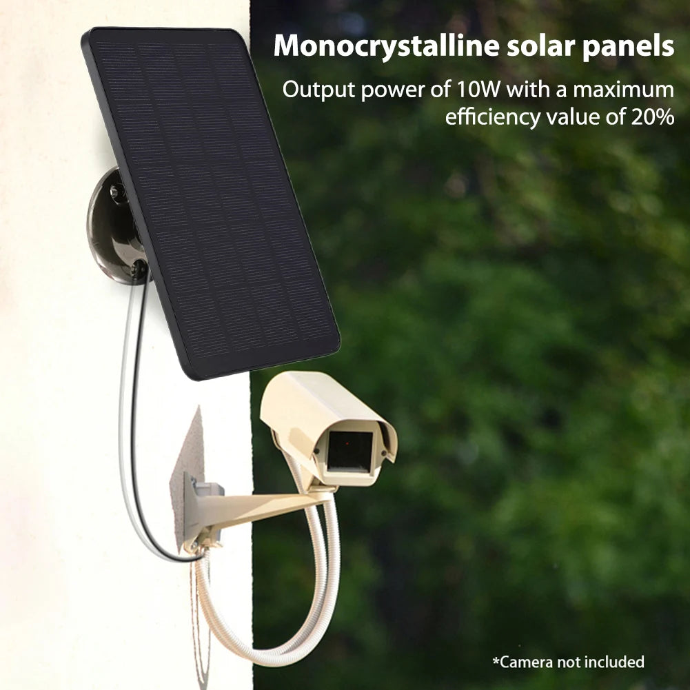 10W 5V Solar Panel Micro USB+Type-C 2in1 Outdoor Solar Cells Charger Solar Panels