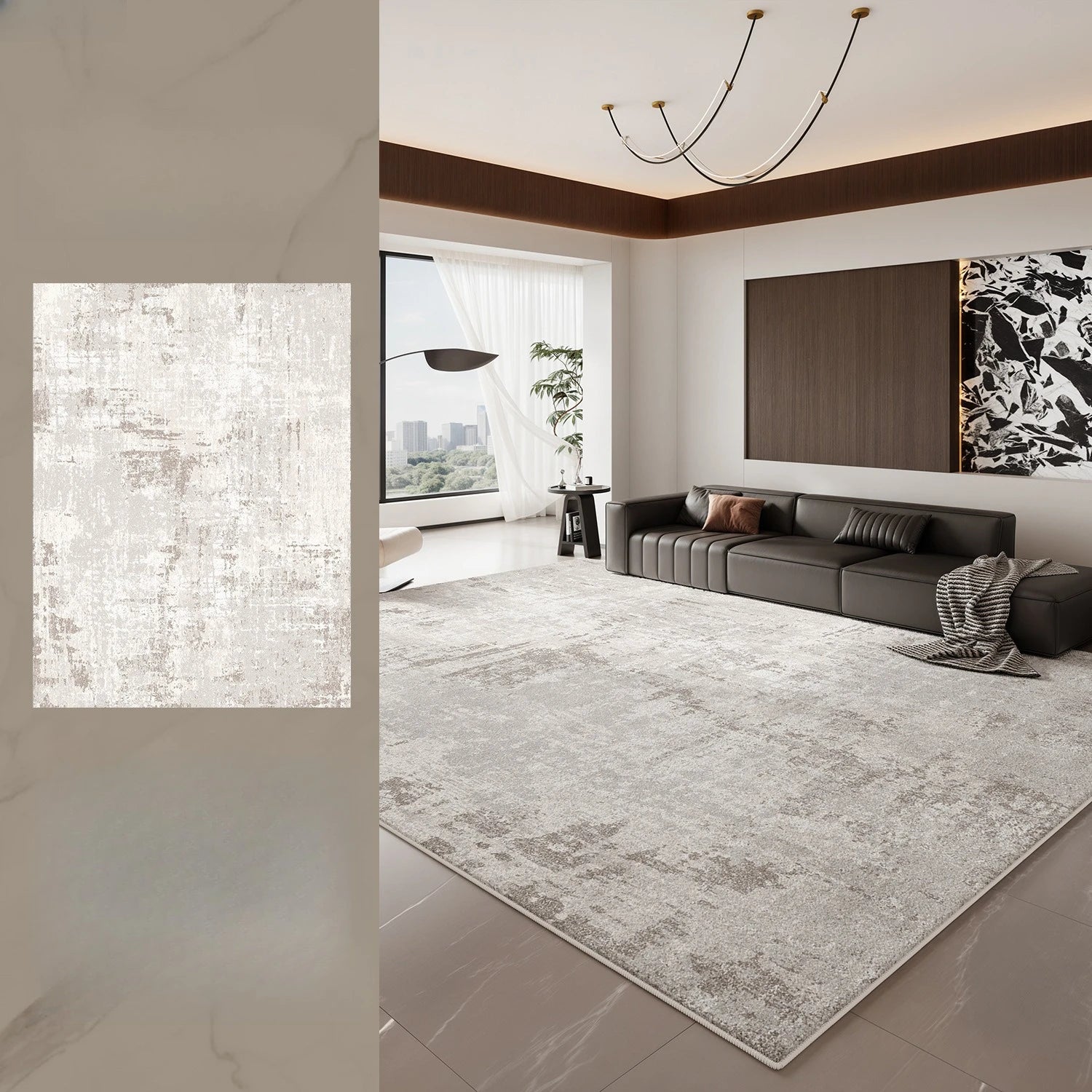 Modern Style Bedroom Decor Large Carpet Light Luxury Carpets for Living Room Fluffy Soft Lounge Floor Mat Thick Plush Study Rug