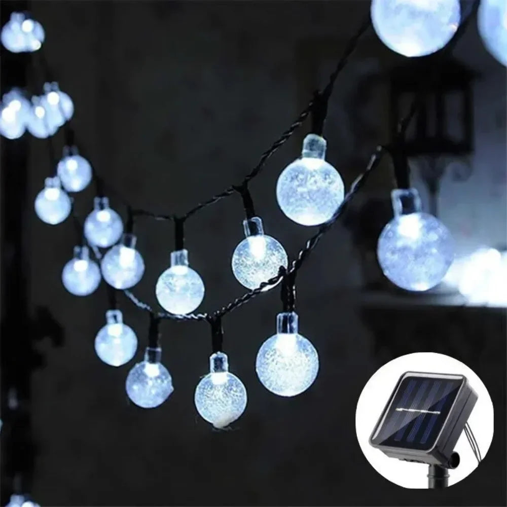 Outdoor Solar LED Bubble Ball Light String