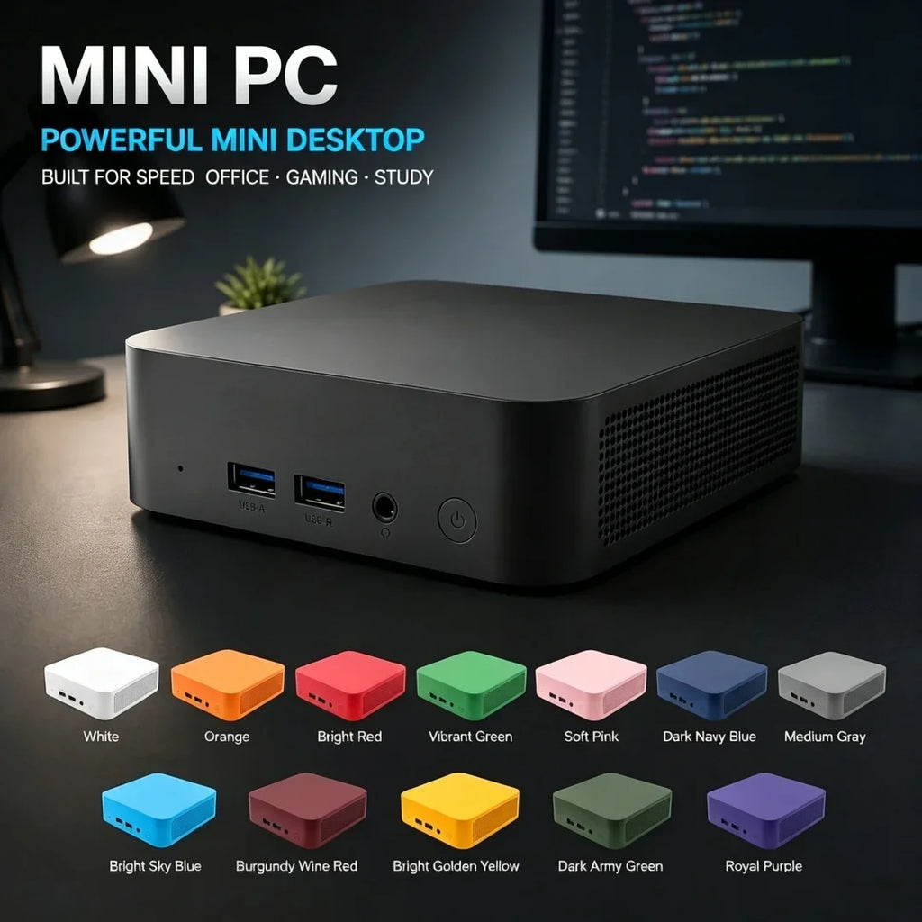 2026 Mini PC Core i9 10980HK Windows 11 Computer, Mini Desktop PC Gamer