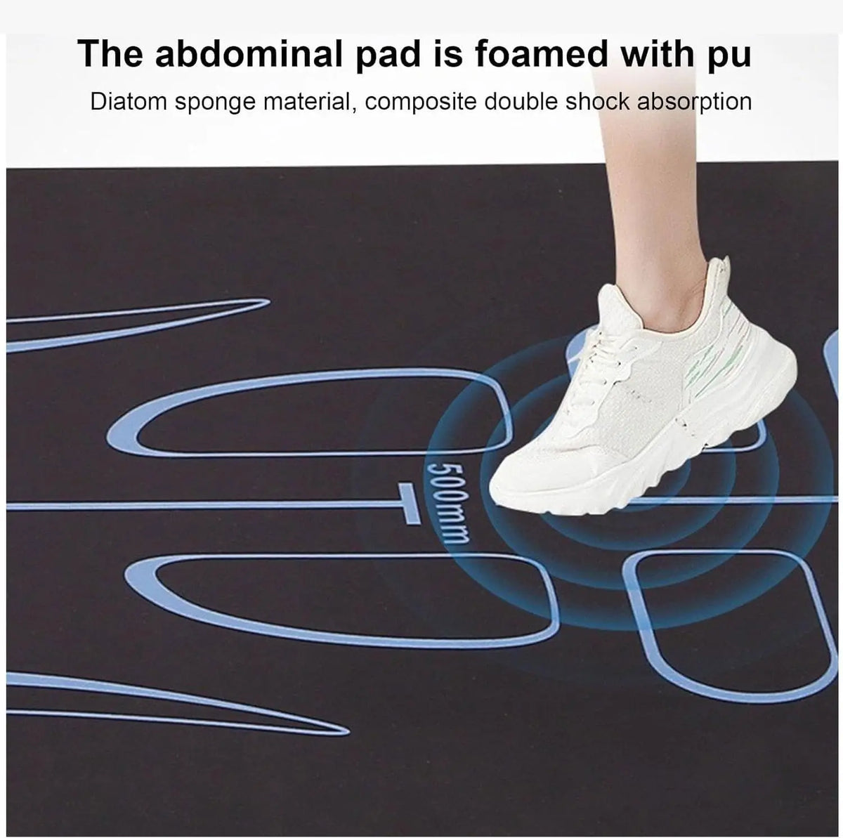 Yoga Mat For Abdominal Plate Ab Roller Wheel Workouts For Women Men