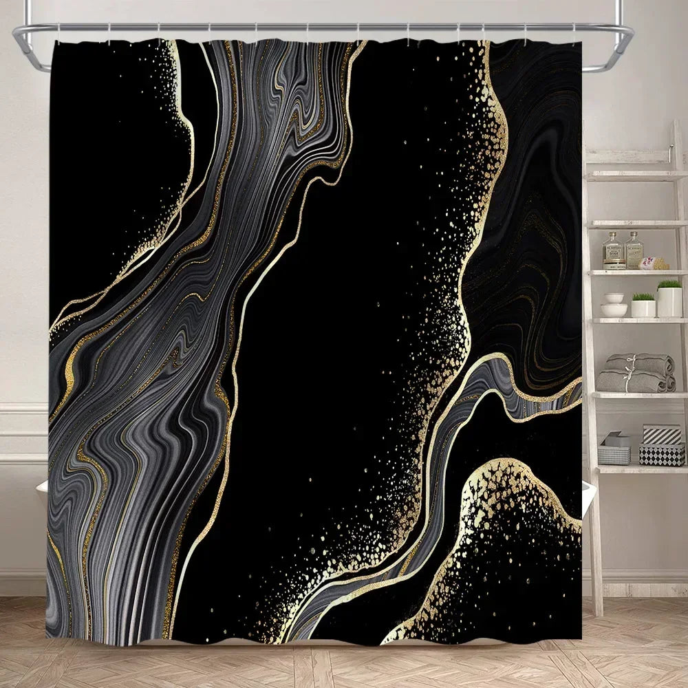 Abstract Art Bathroom Decor Door Rug Bath Mat Toilet Lid Cover