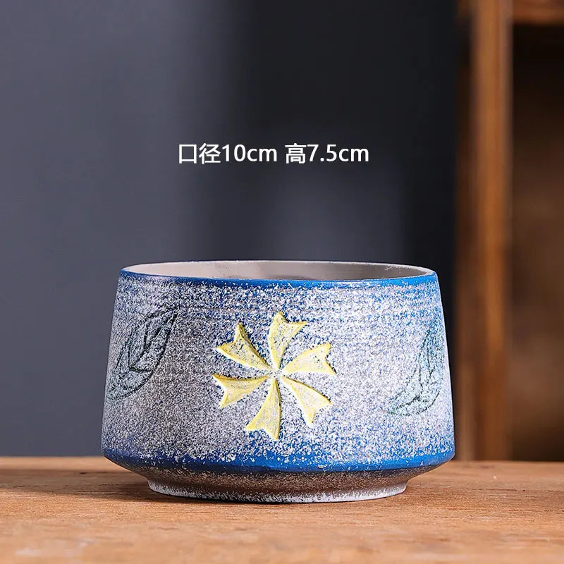 Mediterranean Succulent Flower Pot Large Diameter