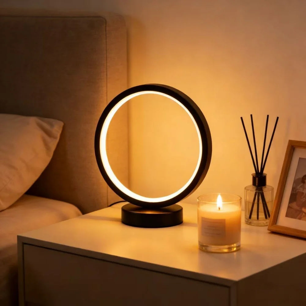 Nordic Style LED Circular Table Lamp
