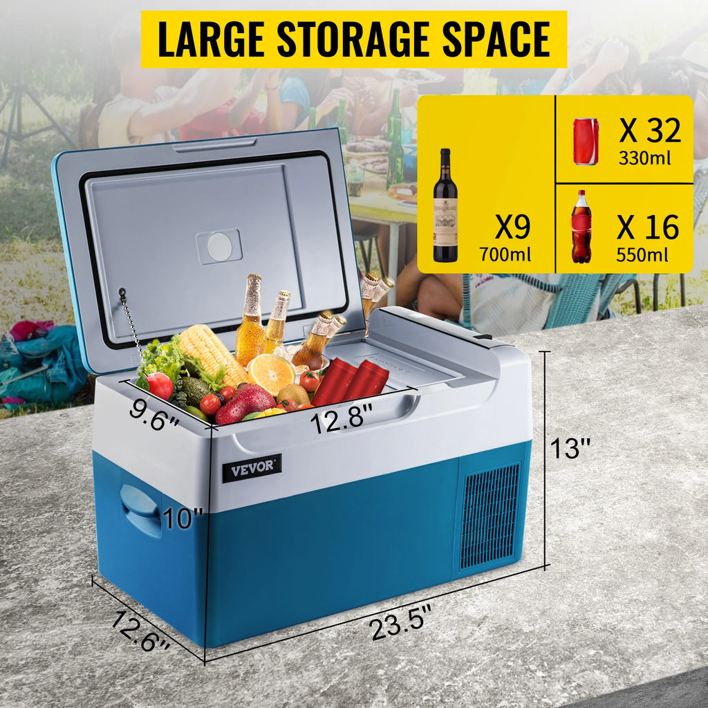 SucceBuy 15L - 55L Car Refrigerator, Mini Fridge Freezer