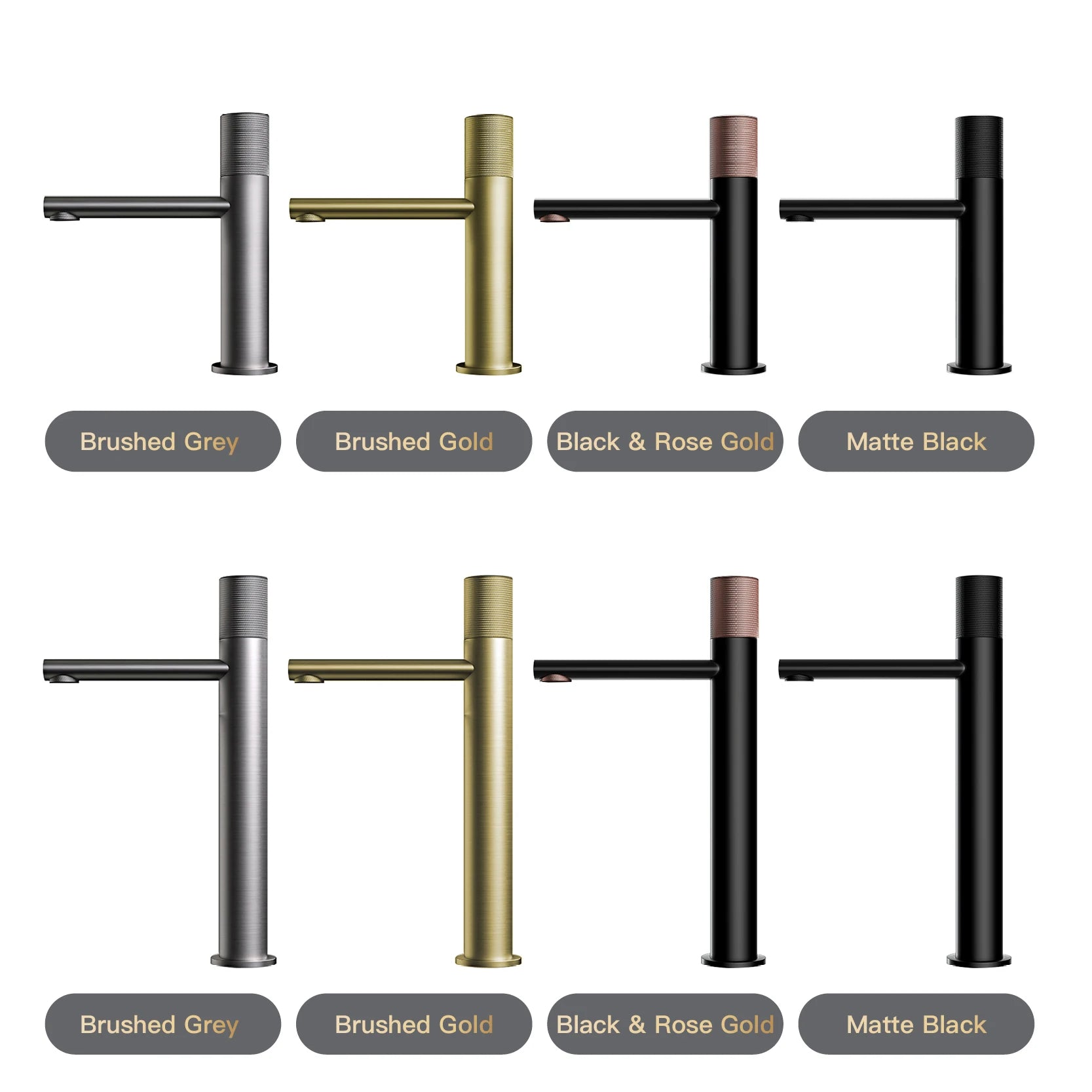 Round Brass Bathroom Faucet, 42 Variants