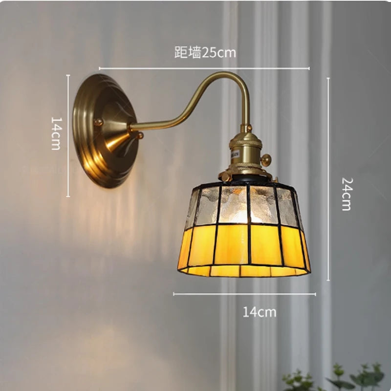 Vintage Copper Wall Light