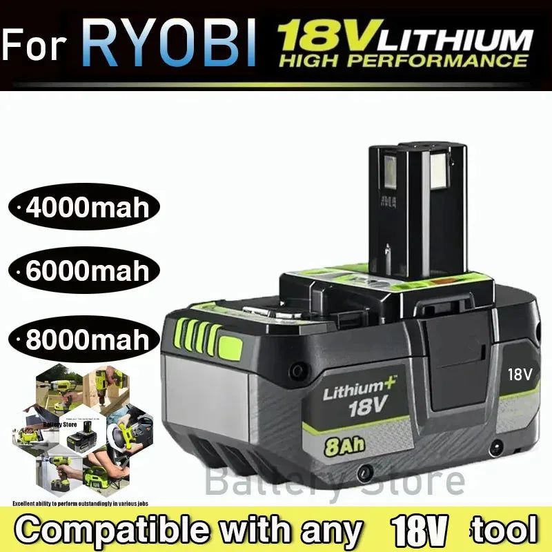 For RYOBI high-performance lithium battery 18V