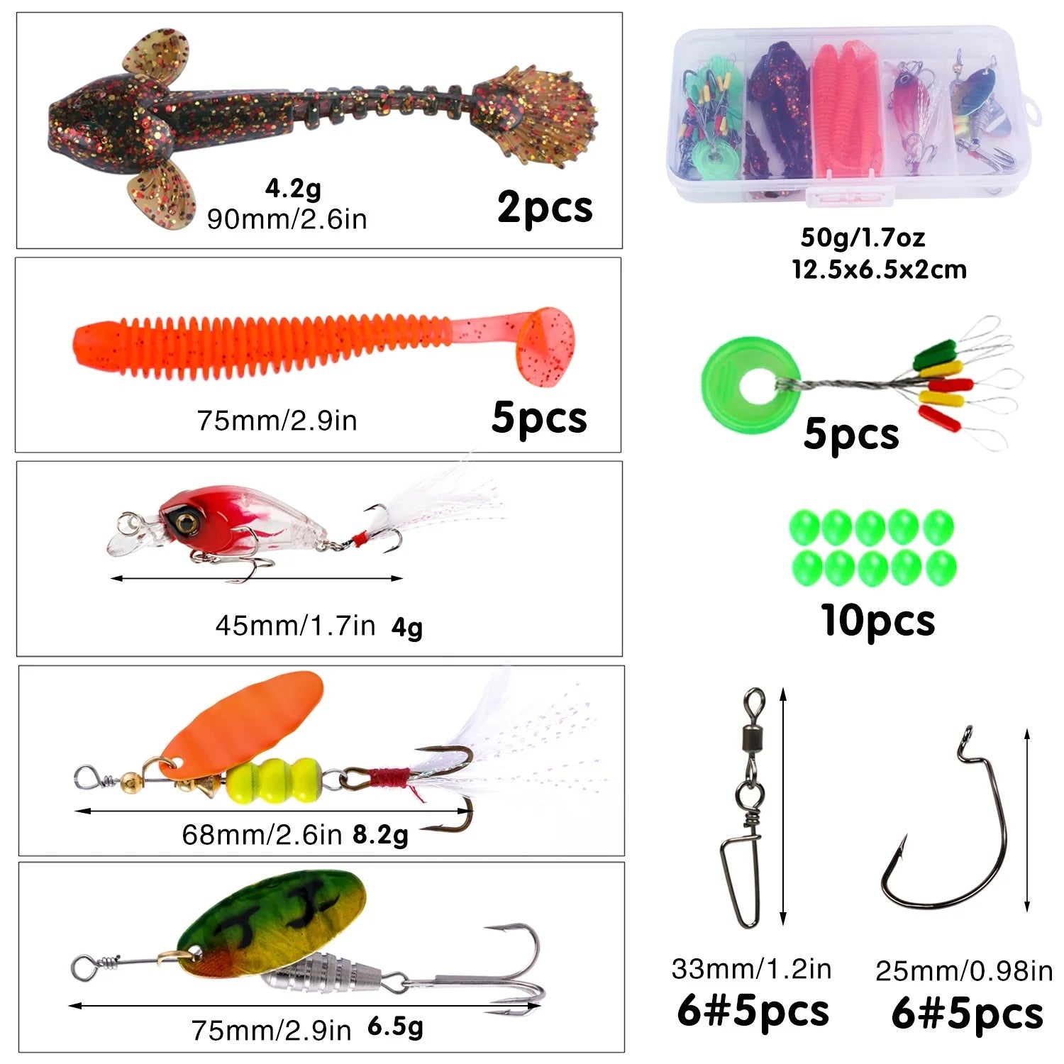 Sougayilang 1.8-2.4m Telescopic Casting Fishing Combo