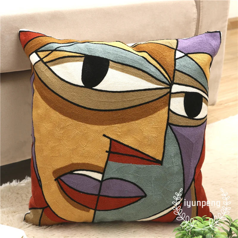 Abstract Creative Cushion Covers, Decorative Throw Pillowcases