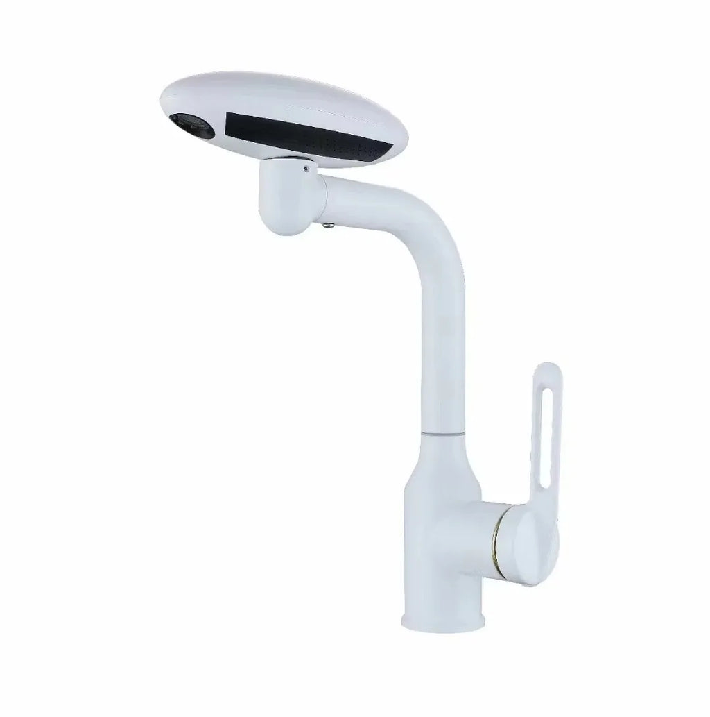Stainless Steel Bathroom Faucet, Spaceship design 4 mode Drinking Fountain Waterfall