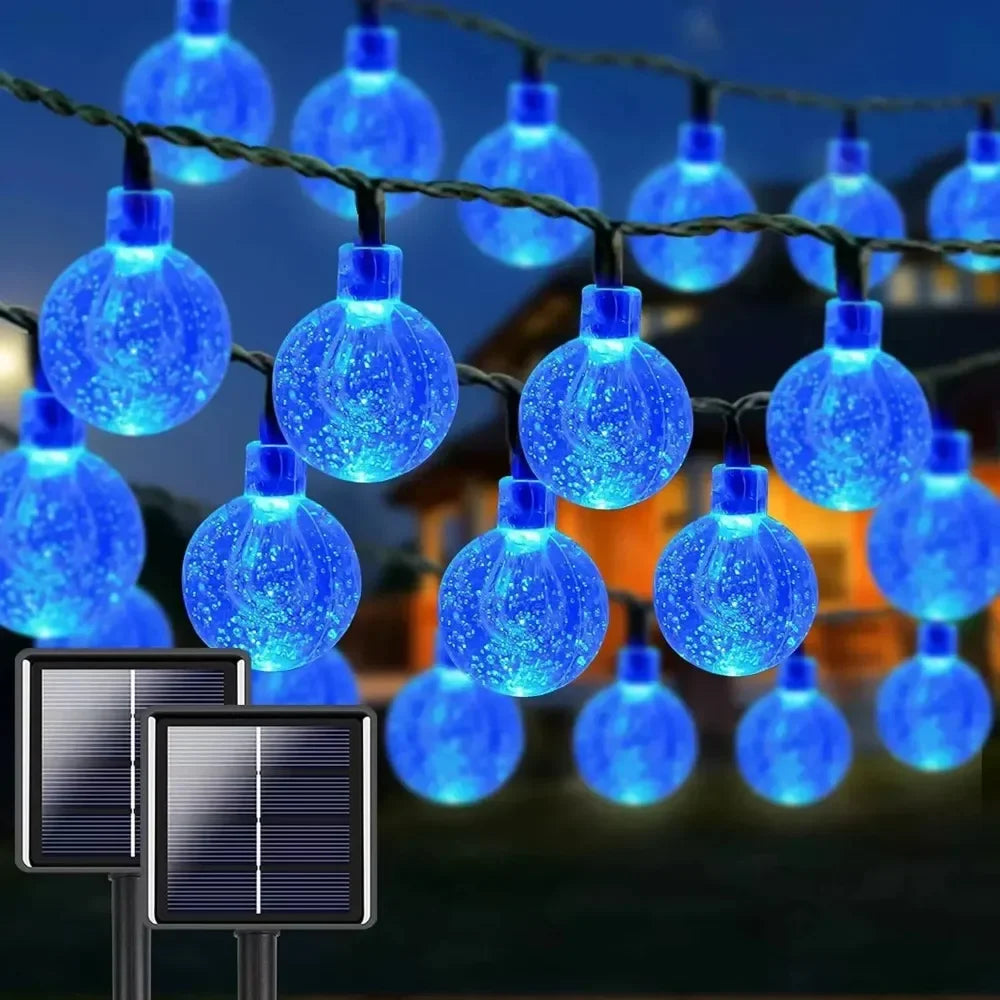 Outdoor Solar LED Bubble Ball Light String