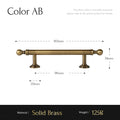 Santaya Brushed Antique Brass Handles for Kitchen Cabinets Wardrobes Drawers and Furniture Cabinets Long Handle T-bar Pulls