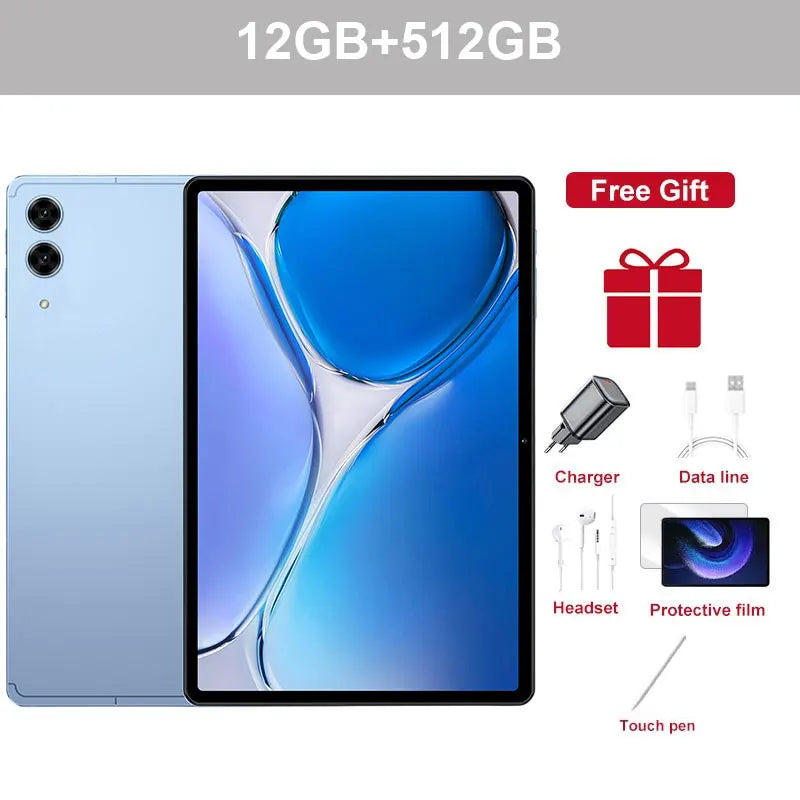 2026 Pad 7s Pro Tablet 16GB+1TB 10000mAh Battery 10.1 inch Android 15 Tablets PC Global Version 5G WIFI Dual SIM Tab For Kids