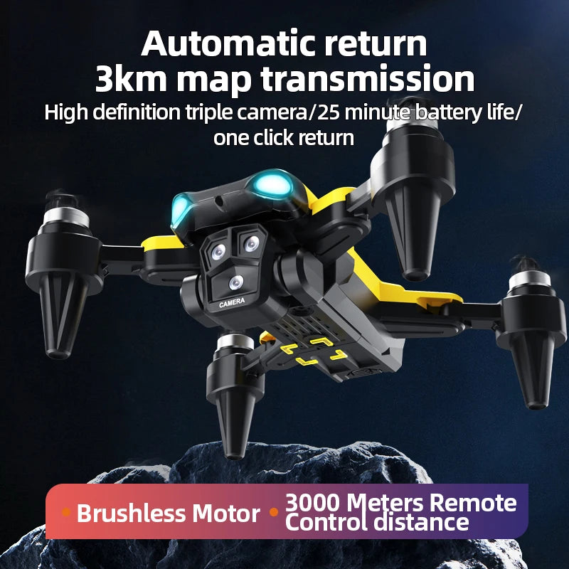 New B9 Pro RC Drone 4K 1080P Wide Angle Dual HD Camera Foldable Quadcopter WiFi FPV Altitude Hold，