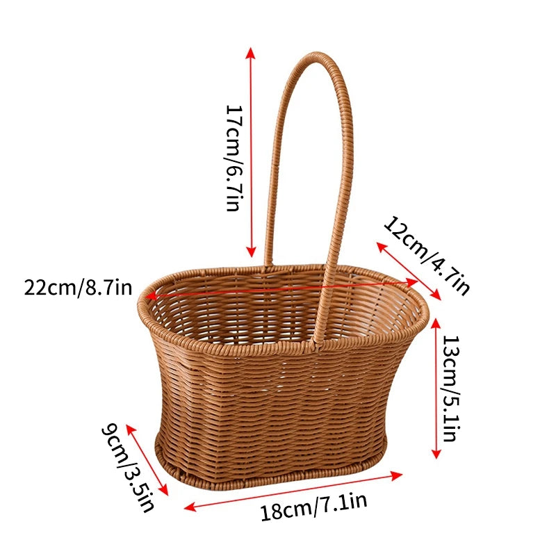 Hand Woven Creative Flower Baskets