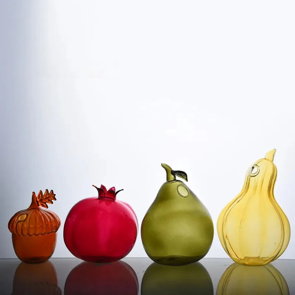 Creative Colorful Transparent Glass Vase