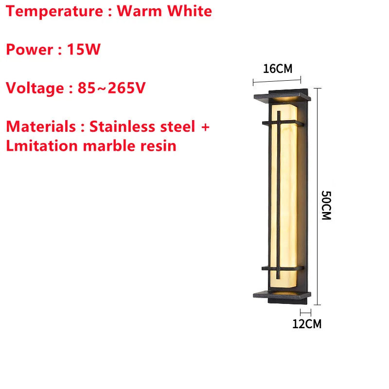 Modern Stainless Steel LED Wall Light
