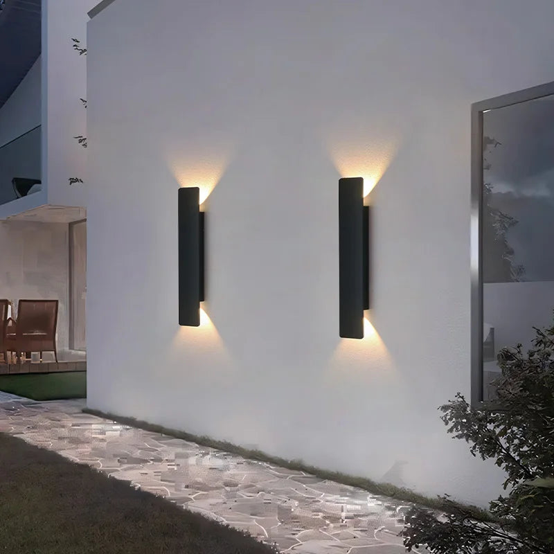 Outdoor Waterproof Strip Aluminum Wall Lights