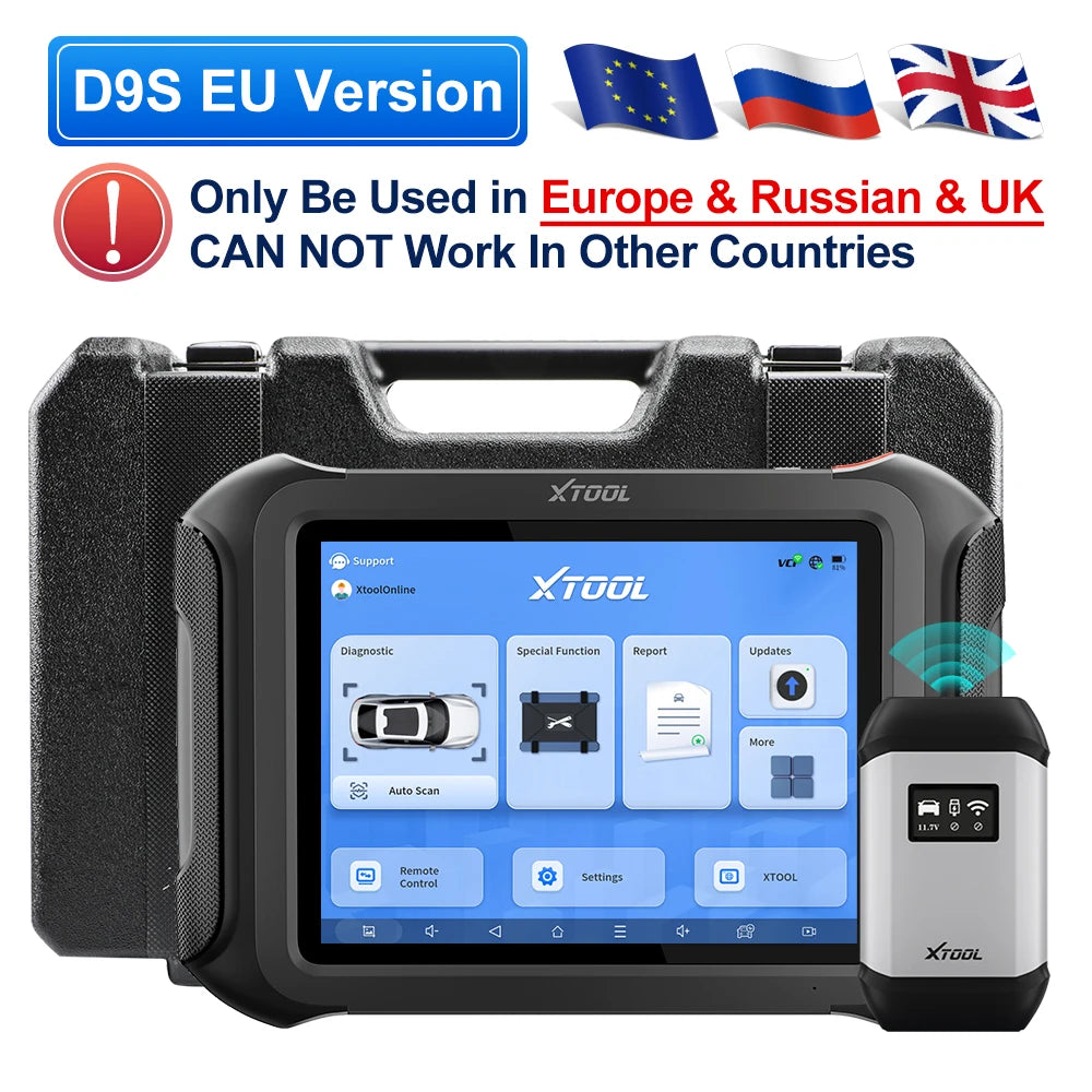 XTOOL D9 D9S Full System Car Diagnostic Tool