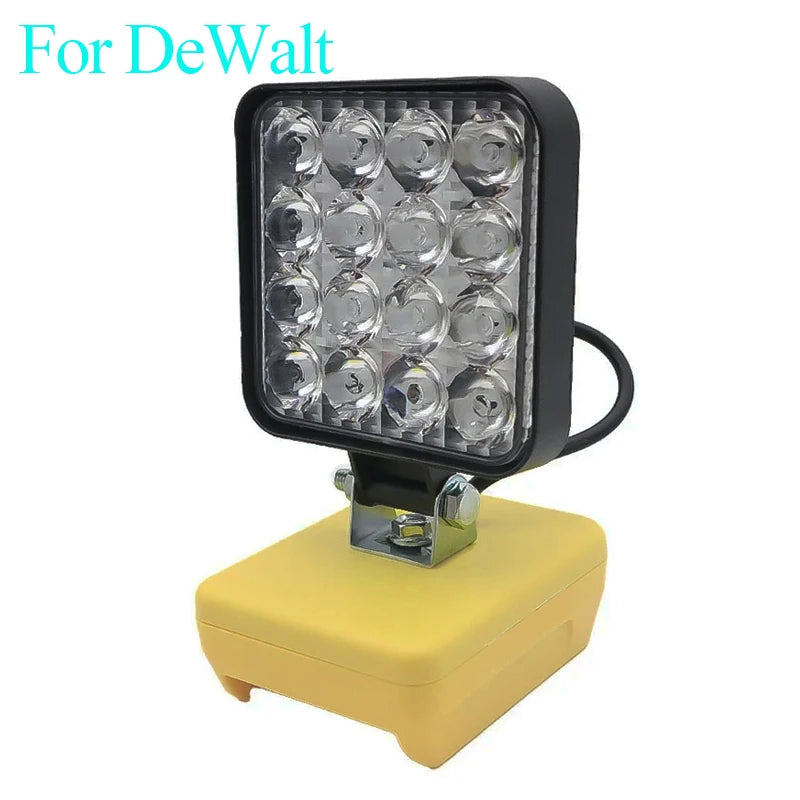 Working Light For Makita For DeWalt For Bosch For Milwaukee Lithium Batteries