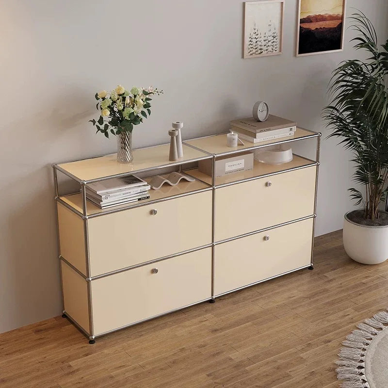 Customizable Modern Module Living Room Cabinet, Combination Sideboard Chest of Drawers