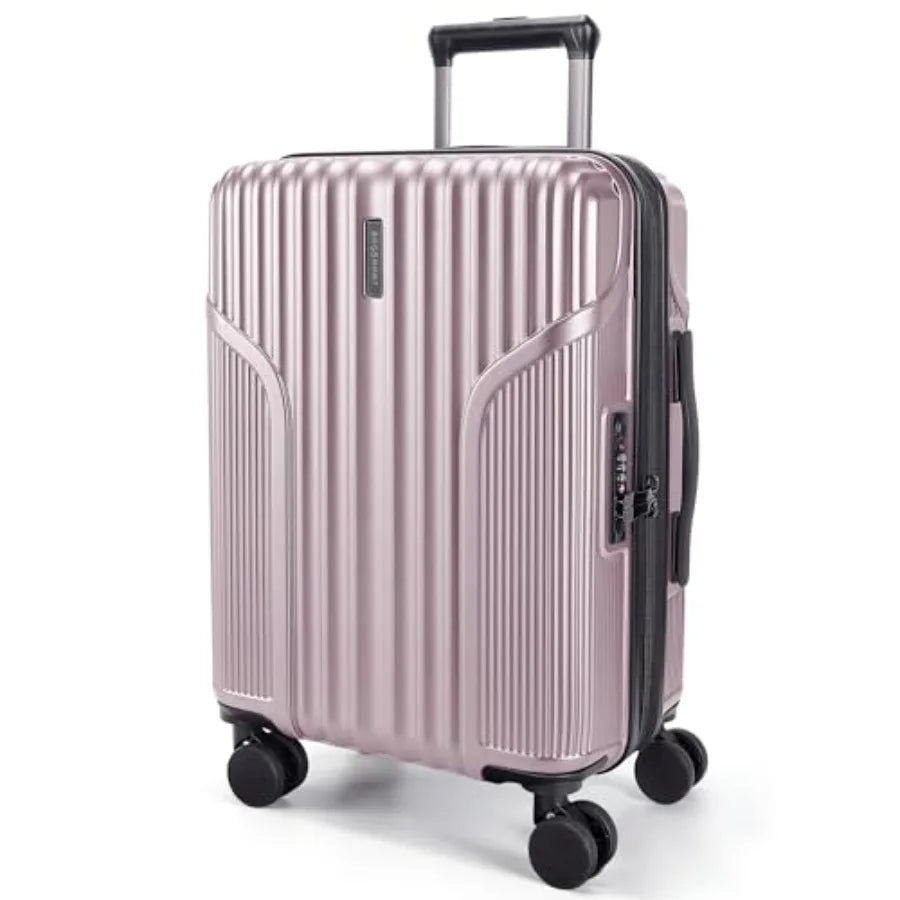 Expandable Carry On Luggage 22x14x9 Airline Approved, Carry-On Suitcase with Spinner Wheels, Hardside Polycarbonate Rolling Tra