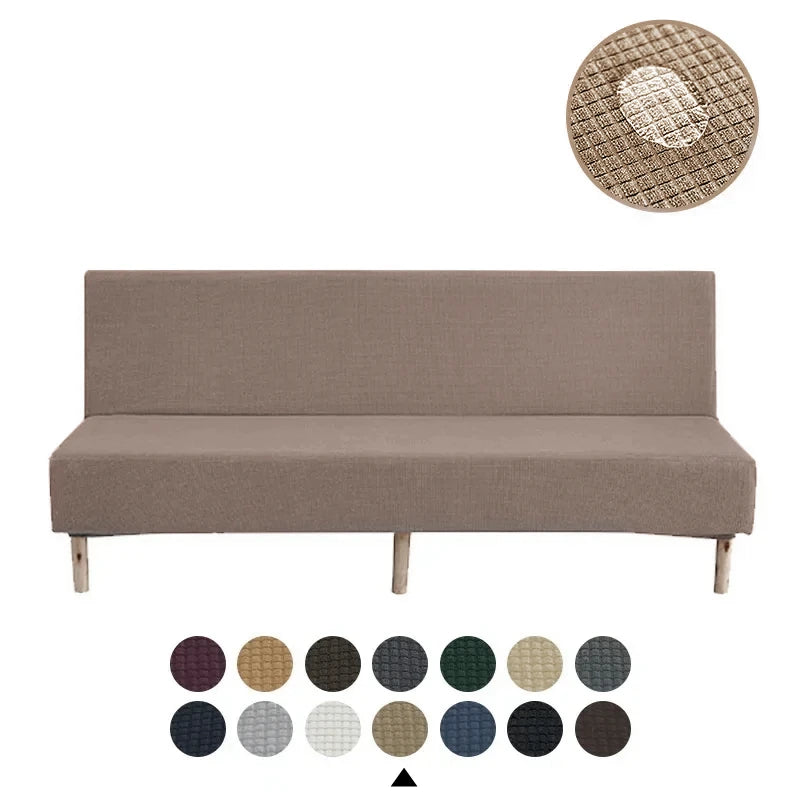 Water-repellent Armless Sofa Bed Sofa Bed with Breathable Cover
